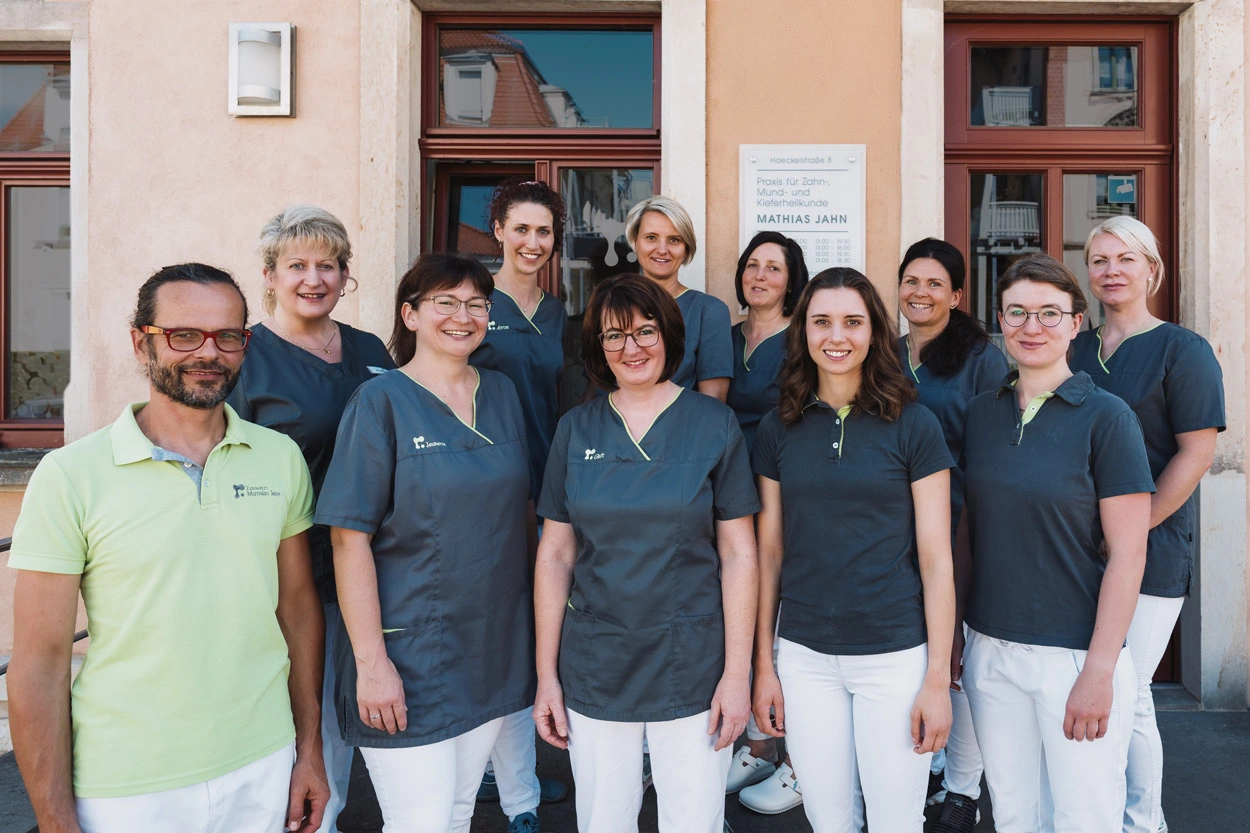 Das Team der Zahnarztpraxis Mathias Jahn in Heidenau